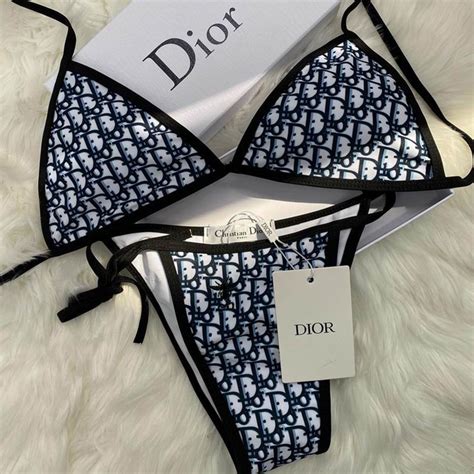 dior oblique embroidered|Dior oblique bikini.